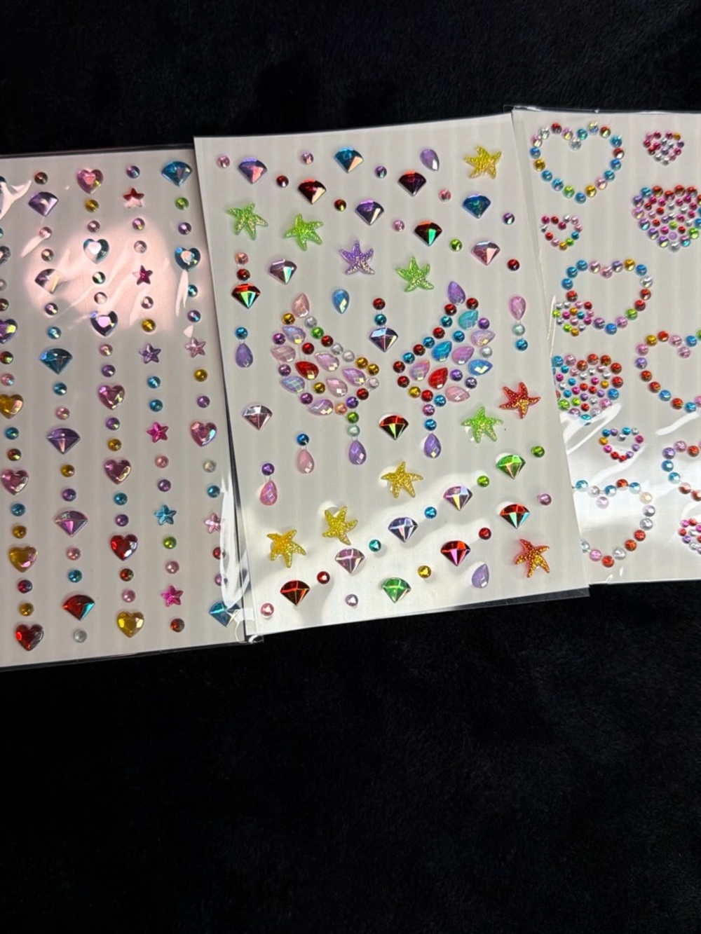 Multicolor Self-Adhesive Jewel Stickers for Parties